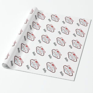 LOVE Valentine's Day Sweetheart Wrapping Paper