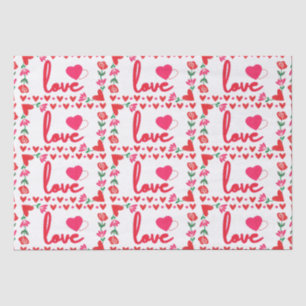 Love Valentine's Day Tissue Paper
