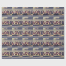 Love Valentine's Day Wrapping Paper