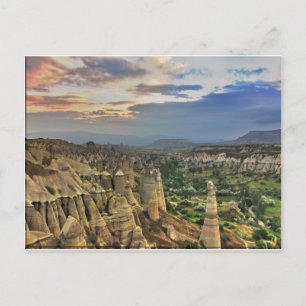 love valley in Capadoccia Postcard