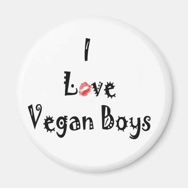 Love Vegans Magnets (Front)