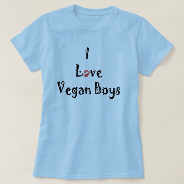 Love Vegans T-shirt (Design Front)