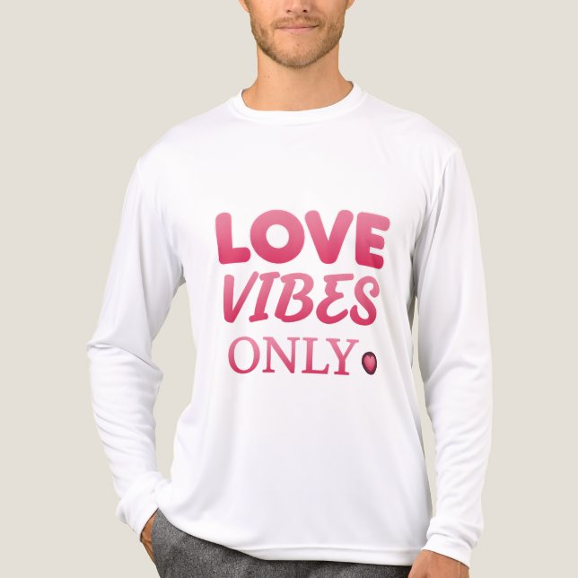 LOVE VIBES ONLY Tri-Blend SHIRT (Front)