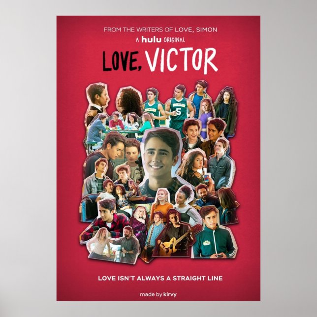 Love Victor Collage Poster (Front)