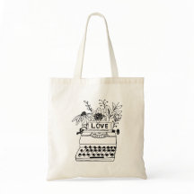 Love Vintage Typewriter Tote