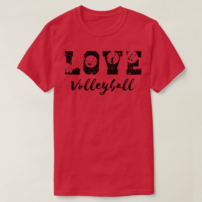 Love Volleyball 3 T-Shirt (Design Front)