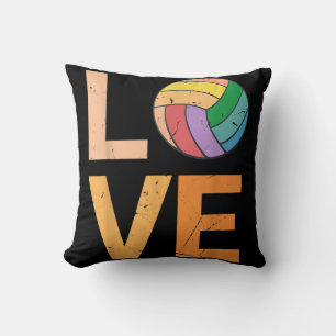 Love Volleyball Best Fun Birthday Present for Girl Cushion