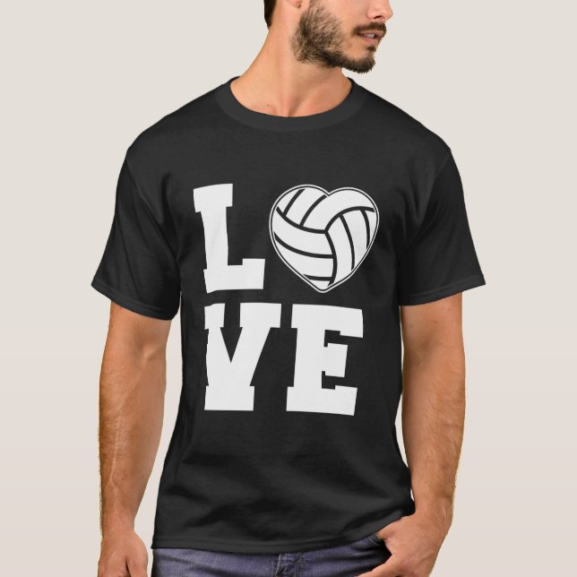 Love Volleyball T-Shirt (Front)