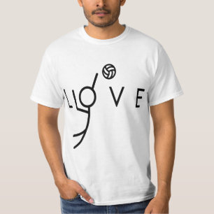 Love Volleyball - Teen Girls Volleyball  T-Shirt