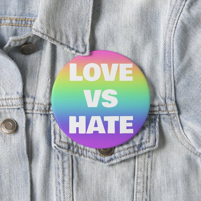 Love Vs Hate Campaign Button (In Situ)