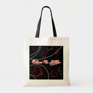 Love Vs. Killer – Dark Romantic Heart Tote Bag