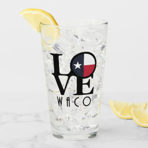 LOVE Waco Texas Glass