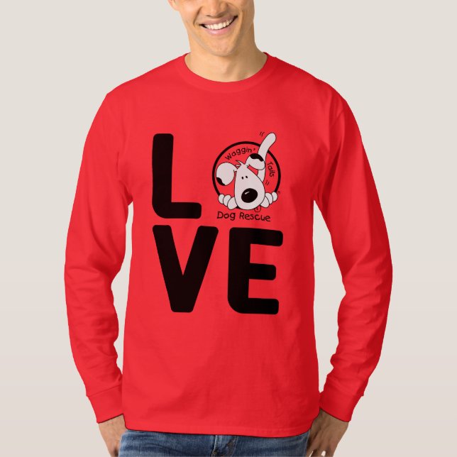 LOVE Waggin' Tails T-Shirt (Front)