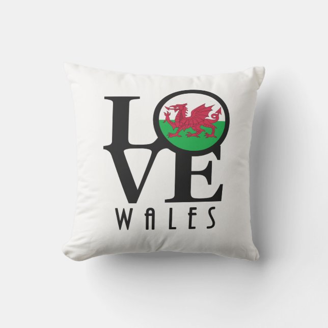 LOVE Wales  Cushion (Front)