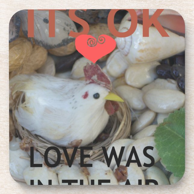 Love was in the Air Coaster (Front)
