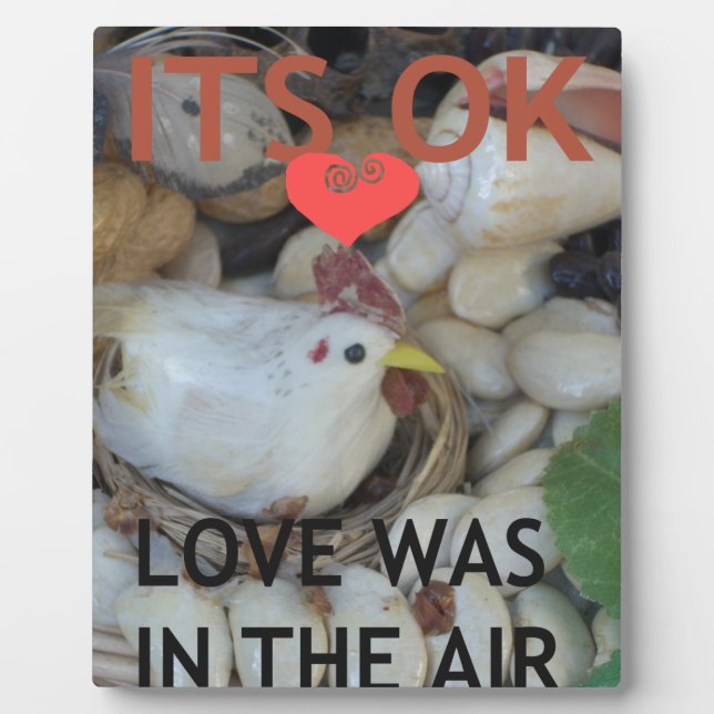 Love was in the Air Plaque (Front)