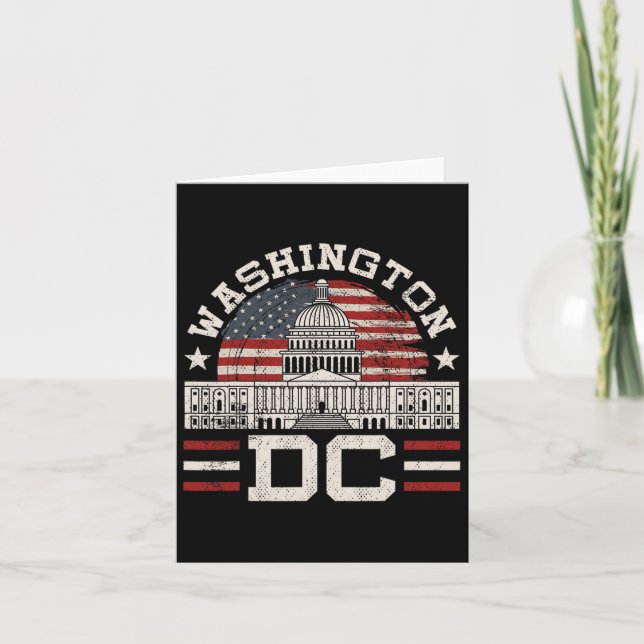 Love Washington Dc Usa Gift Design Idea  Card (Front)