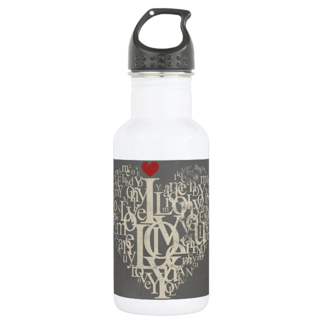 Love Water Bottle (Front)