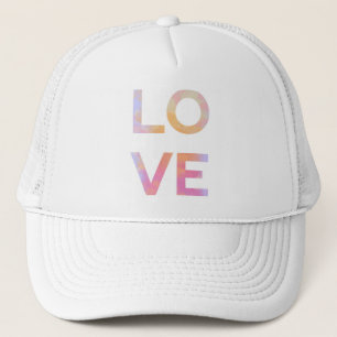 Love, Watercolor Trucker Hat