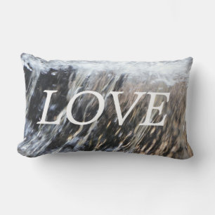 lOVE waterfall inspiration pillow