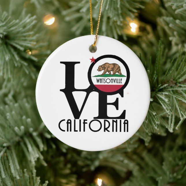 LOVE Watsonville Ceramic Tree Decoration (Tree)