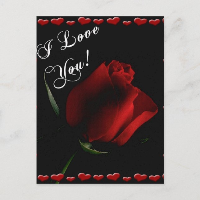 Love Wedding Shower Couple Valentine Mother Wife Holiday Postcard (Front)