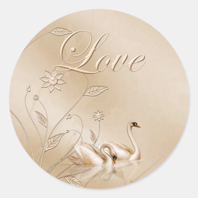 Love Wedding Stickers (Front)