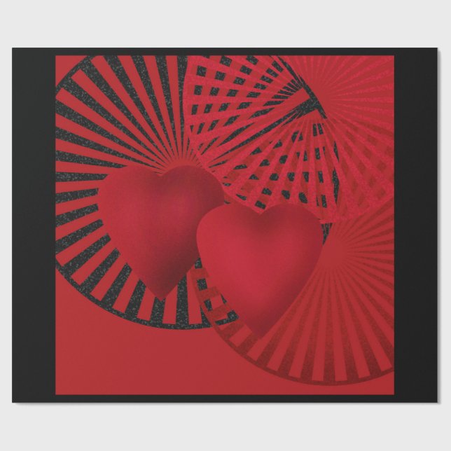 Love ,Wedding Wrapping Paper (Flat)
