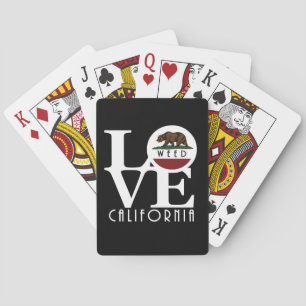 LOVE Weed California Playing Cards