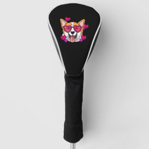 Love Welsh Corgi  Golf Head Cover