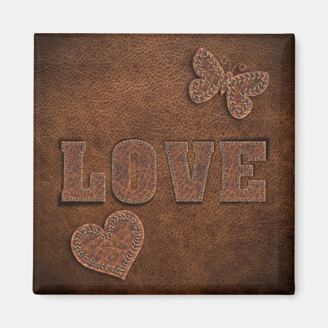 Love Western Style Magnet (Front)