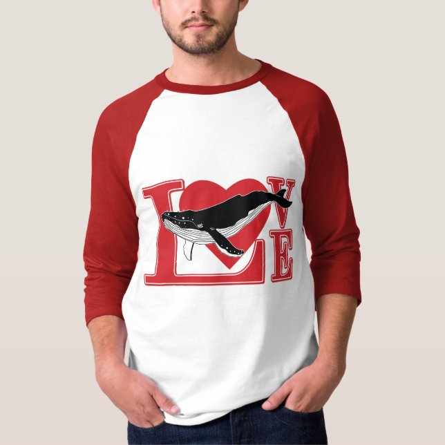 Love Whales T-Shirt (Front)