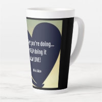 LOVE What You're Doing Latte Mug (L) - Adiela Akoo