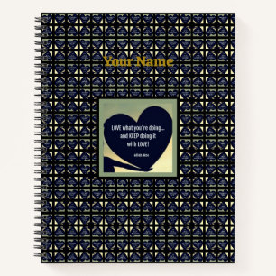 LOVE What You're Doing Notebook by Adiela Akoo