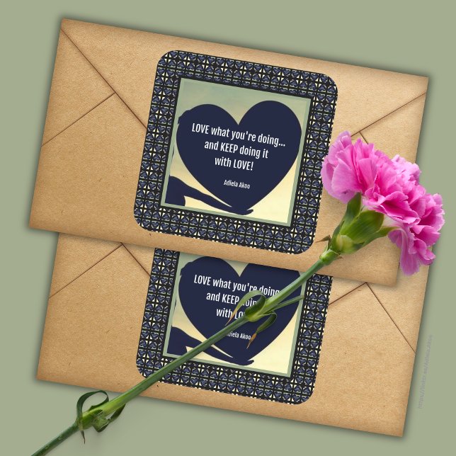 LOVE What You're Doing Stickers by Adiela Akoo (LOVE What You're Doing Sticker by Poet Adiela Akoo. LOVE it? GET it! Browse the collection for more )