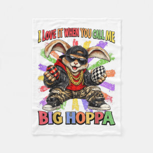 Love When Call Big Hoppa Shirt Men Women Kids Fleece Blanket
