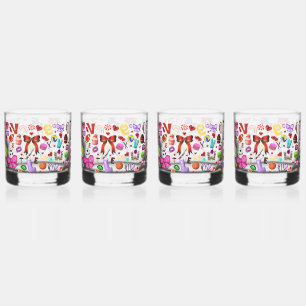Love Whiskey Glass