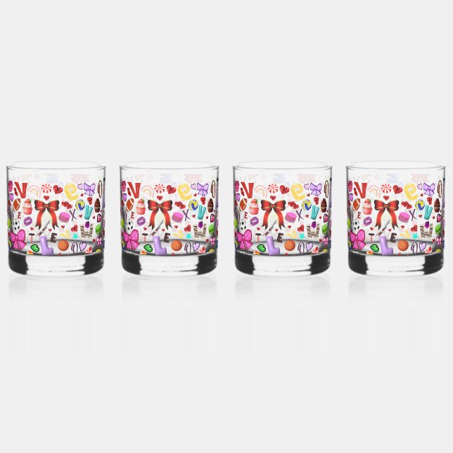 Love Whiskey Glass (Front)