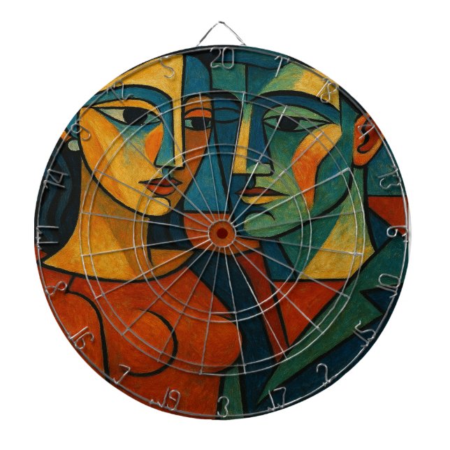 Love Whispers Dartboard (Front)