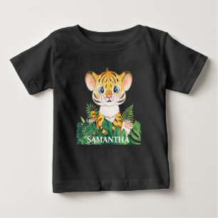 love Wildlife Tiger Baby Baby T-Shirt