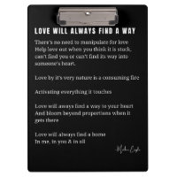 Love will always find a way poem poetry poster bla