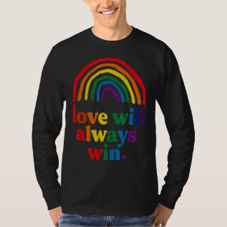 Love Will Always Win Pride Rainbow Kid Child Lgbt  T-Shirt