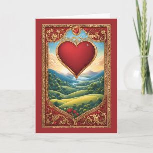 Love Will Bless the Earth Valentine Holiday Card