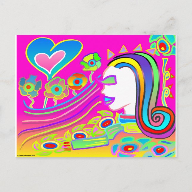 Love Will Blossom: Dream Space Postcard (Front)