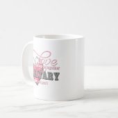 Love will keep us together coffee mug (Front Left)