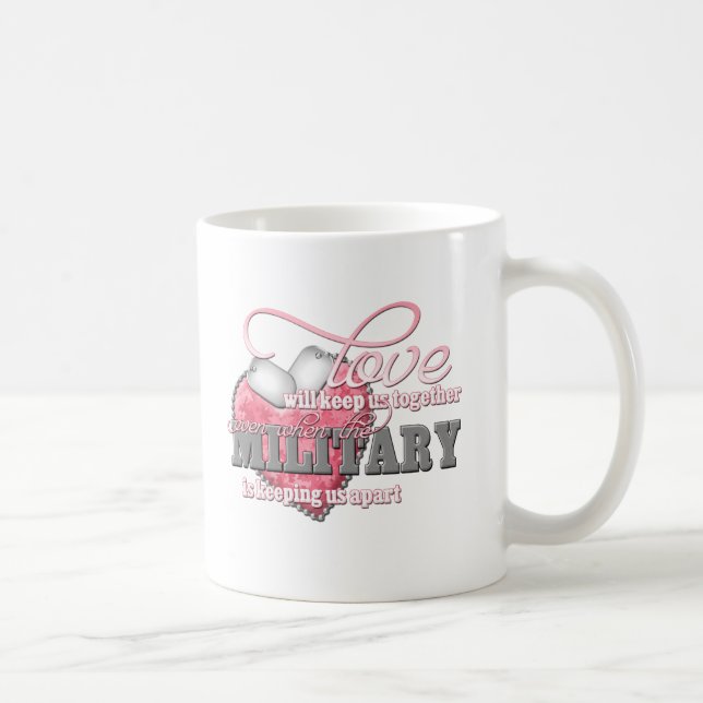 Love will keep us together coffee mug (Right)