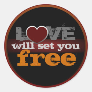 Love Will Set You Free Sticker