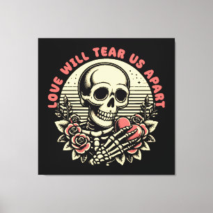 Love Will Tear Us Apart Canvas Print