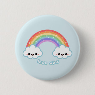 Love Wins 6 Cm Round Badge
