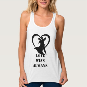 Love Wins Always Flowy Racerback – Freefit Singlet